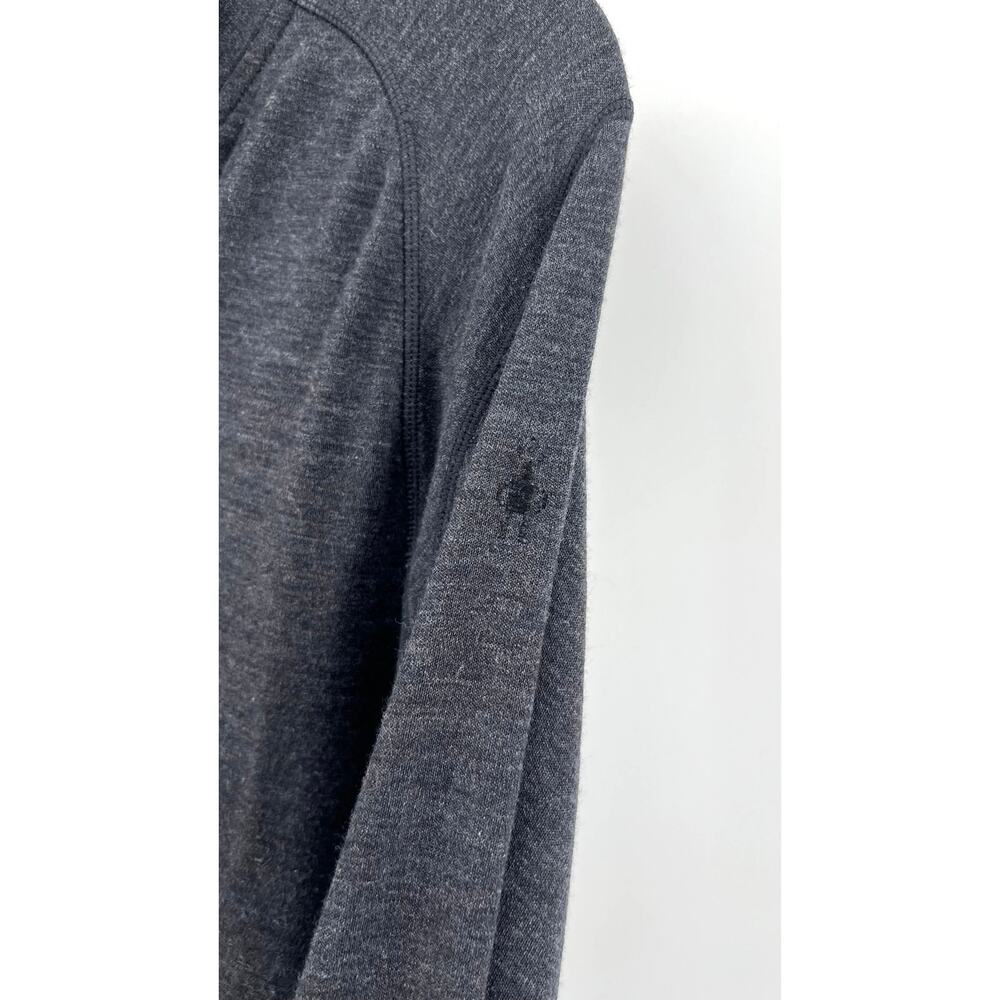 Smartwool Men's 1/4 Zip Pullover Sweater Size L Gray Gorpcore Hiking - Picture 4 of 11